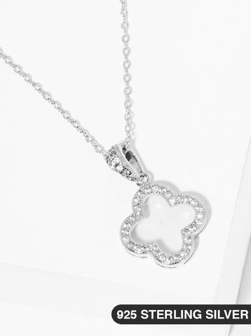 Clover Star Sterling Silver Necklace