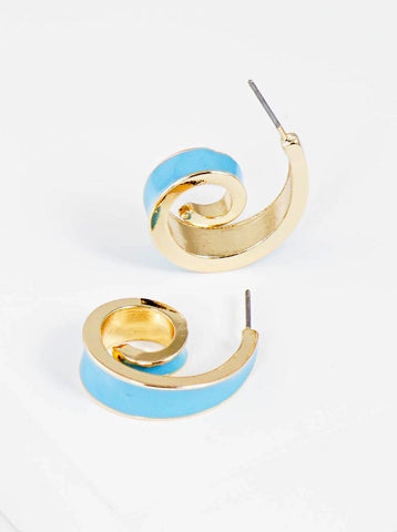 Ocean Swirl Earrings