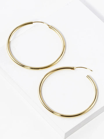 Infinite Hoop Earrings