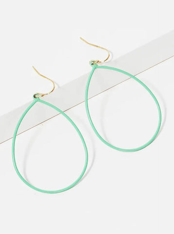 Mint Teardrop Earrings