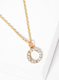 Crystal Circle Necklace