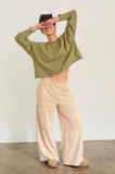 Cora Taupe Comfy Pants