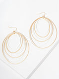 Lightweight Multi Hoop Earring