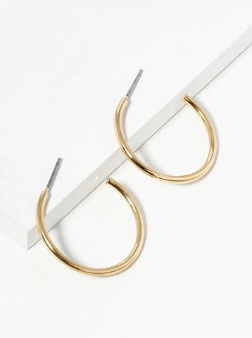 Skinny Hoop Earrings