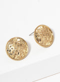 Woven Stud Earrings