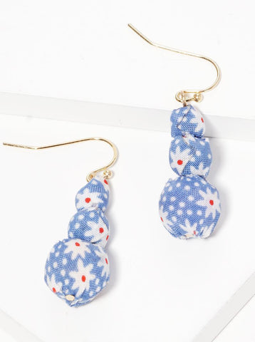 Blue Teardrop Earrings